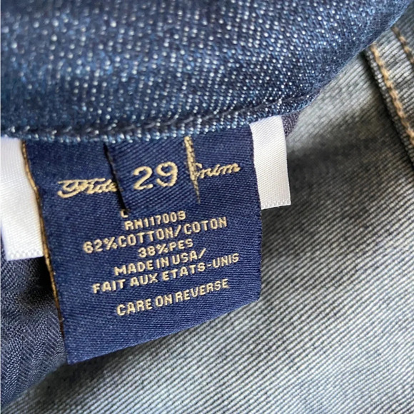 Fidelity Rev slim straight leg mid rise Denim Jeans Sz 29 - Picture 6 of 11